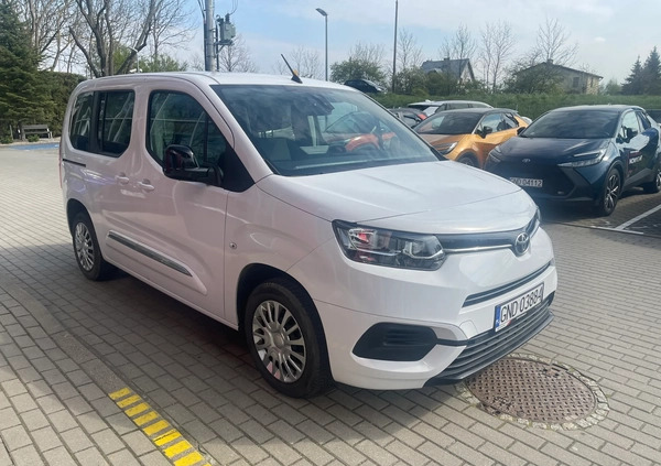 Toyota Proace City Verso cena 110000 przebieg: 17151, rok produkcji 2023 z Sierpc małe 137
